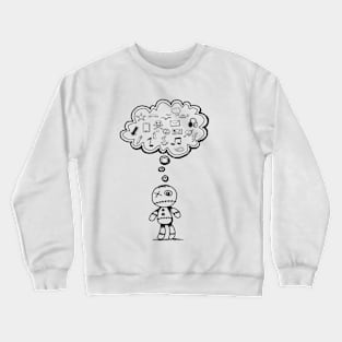 Confused hello Crewneck Sweatshirt